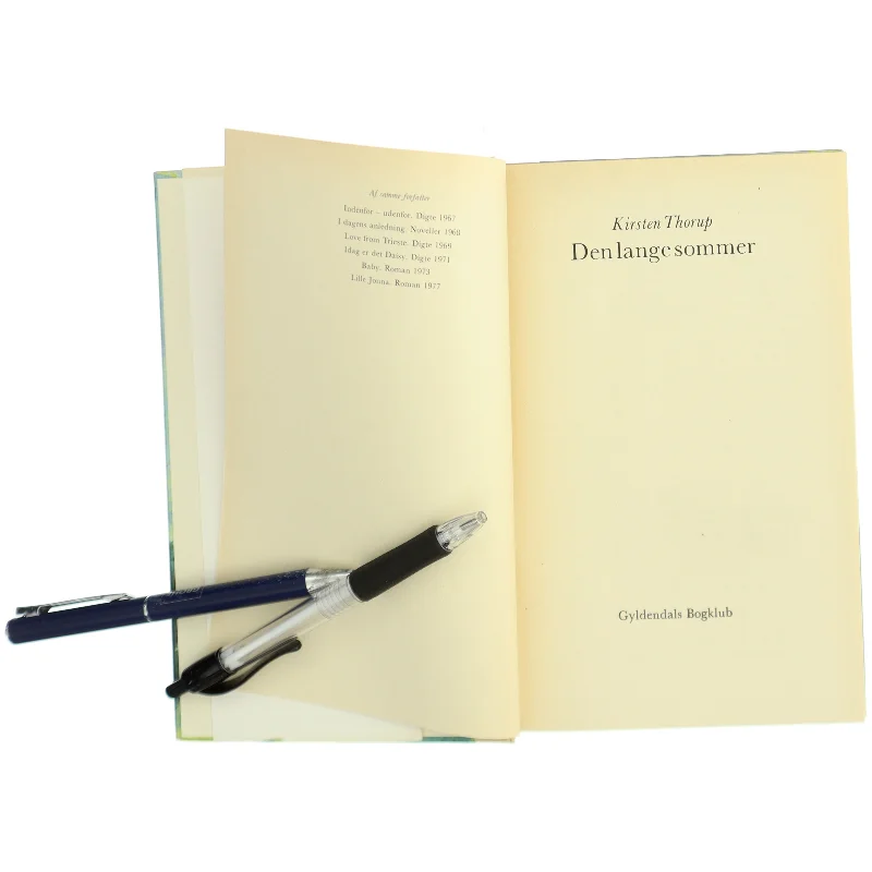 Den lange sommer af Kirsten Thorup (Bog)