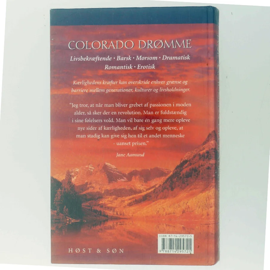 Colorado drømme : en roman om den modne passion af Jane Aamund (Bog)