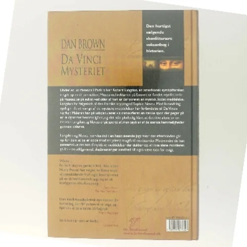 Da Vinci Mysteriet af Dan Brown (Bog)