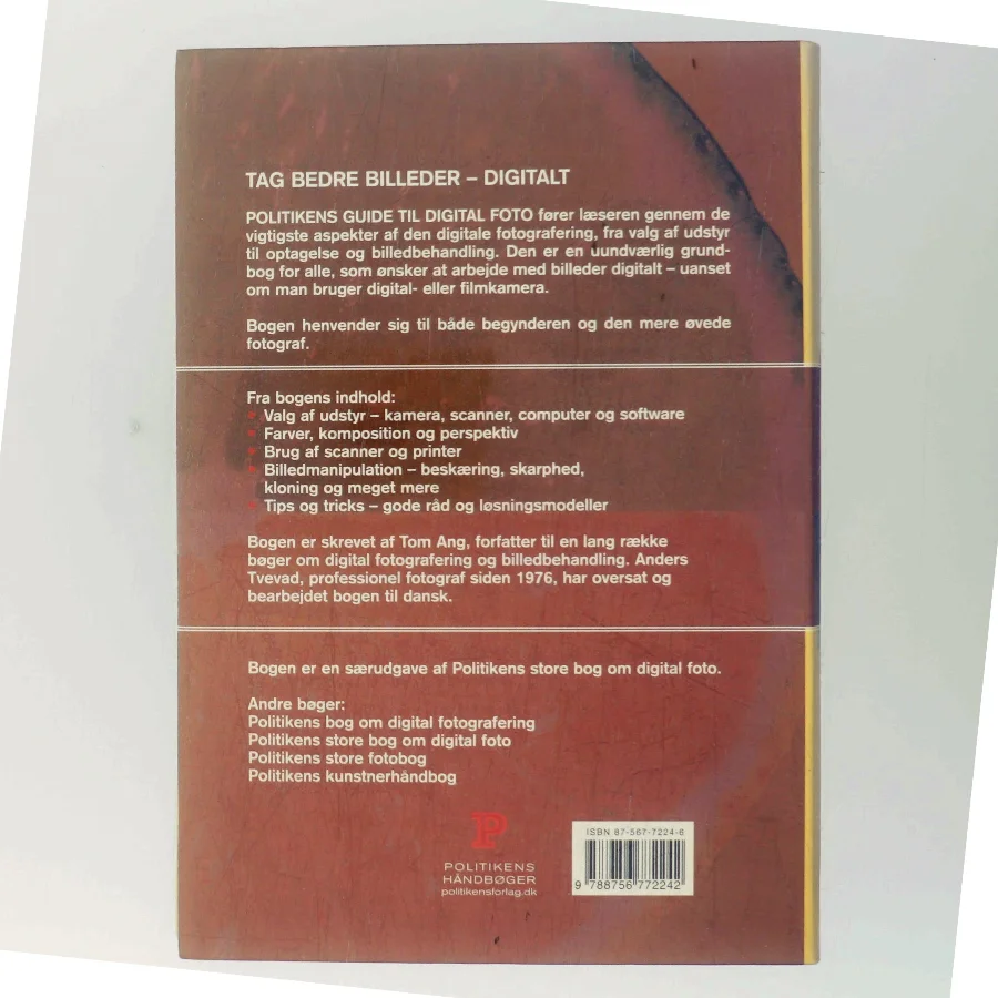 Politikens guide til digital foto af Tom Ang (Bog)