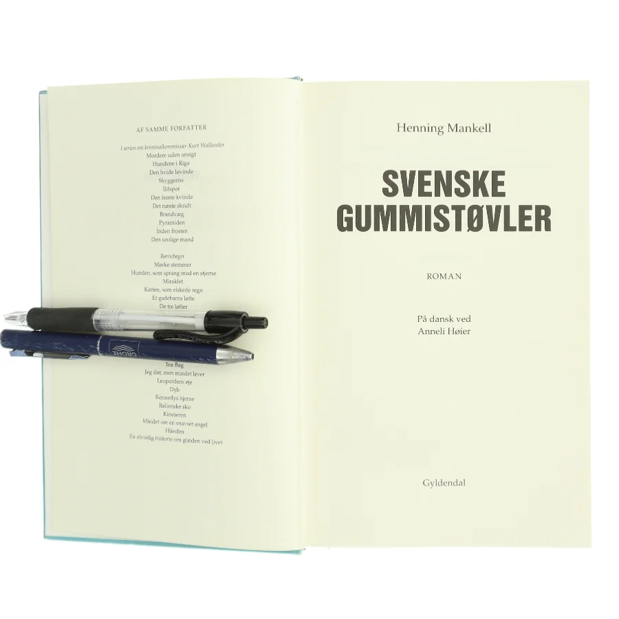 Svenske Gummistøvler af Henning Mankell (Bog)