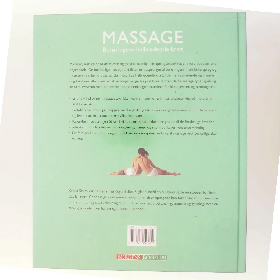 Massage : berøringens helbredende kraft af Karen Smith (Bog)