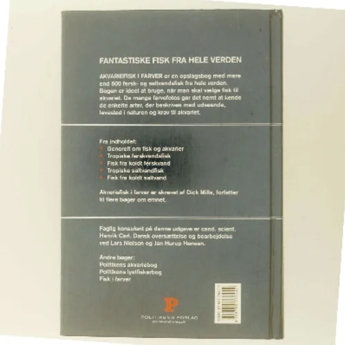 Akvariefisk i farver af Dick Mills (Bog)