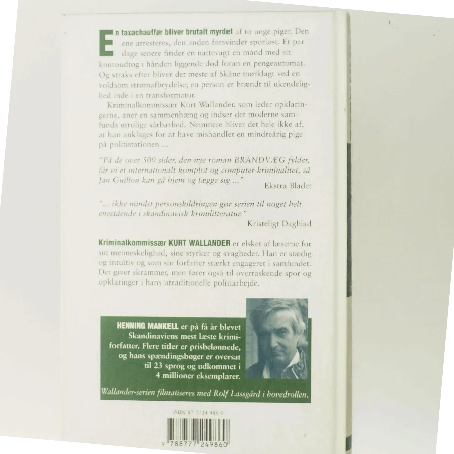 Brandvæg af Henning Mankell (Bog)