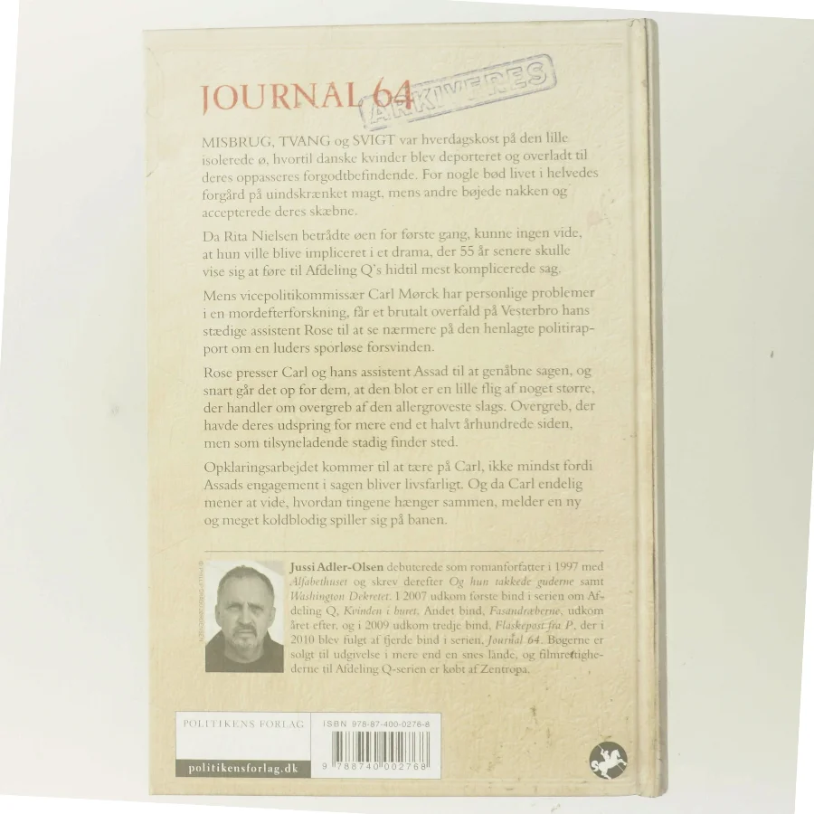 Journal 64 af Jussi Adler-Olsen (Bog)