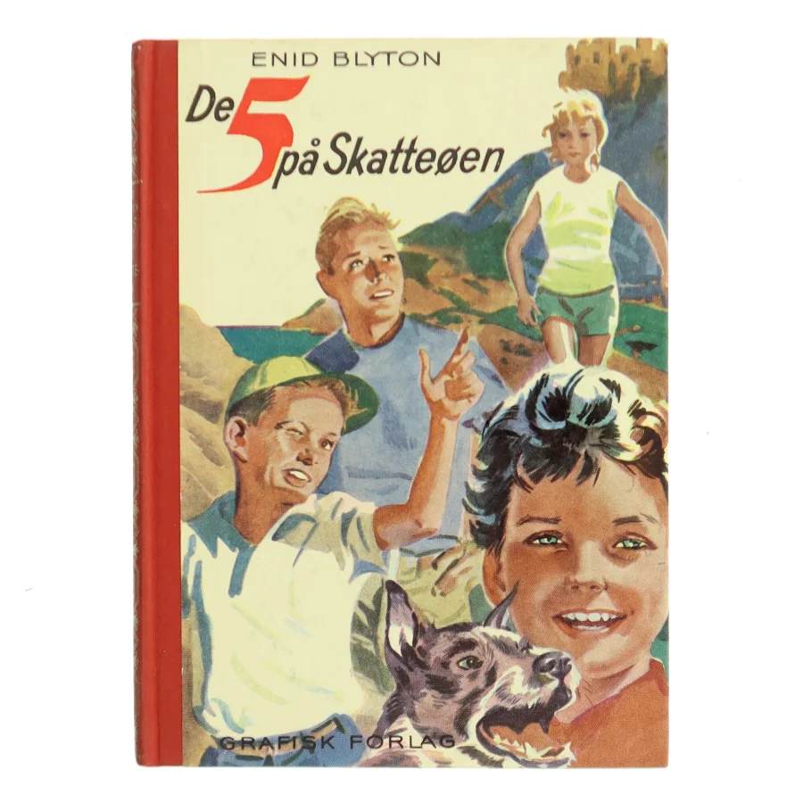 De 5 på Skatteøen af Enid Blyton (Bog)