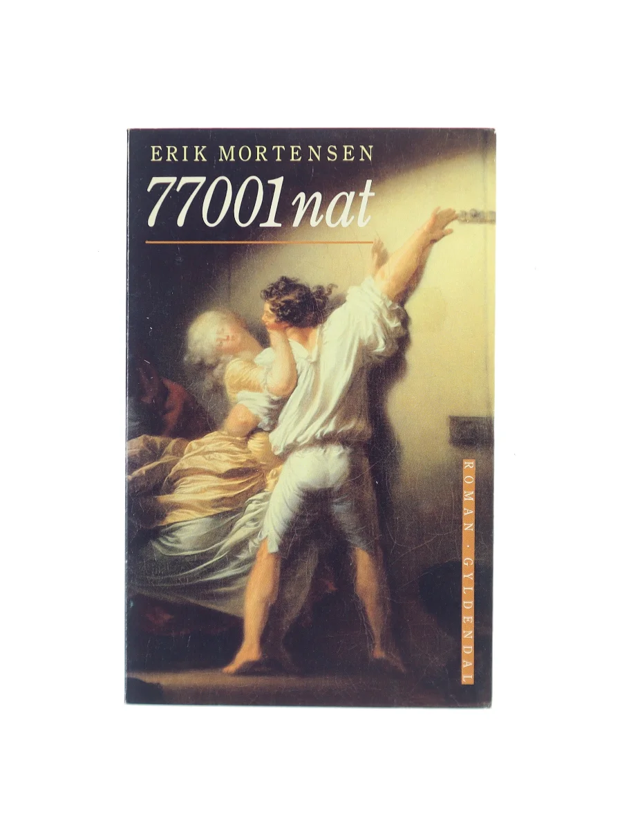 Forsiden af 77001 nat af Erik Mortensen