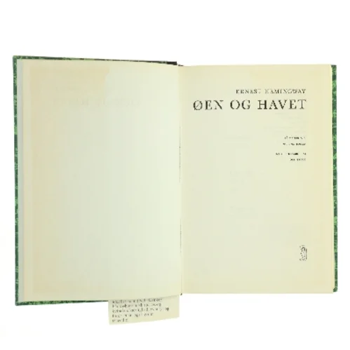Øen og havet af Ernest Hemingway (Bog)