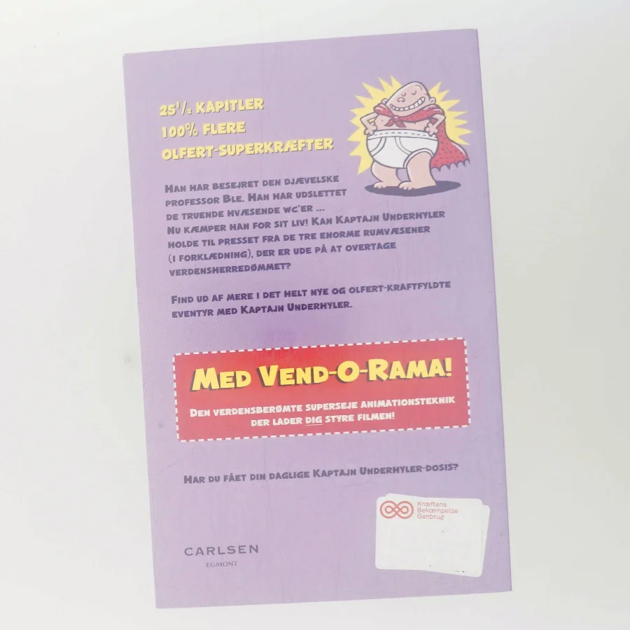 Kaptajn Underhyler - Kantinedamerne fra det ydre rum går til angreb af Dav Pilkey (Bog)