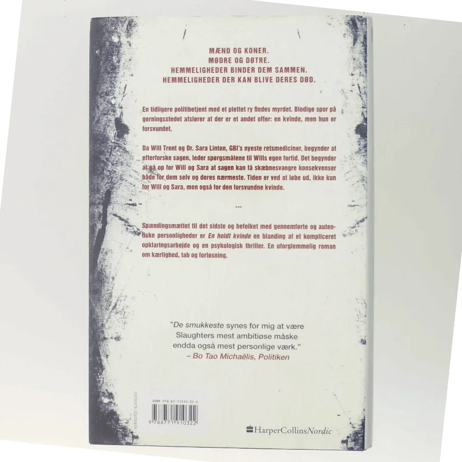 En holdt kvinde af Karin Slaughter (Bog)