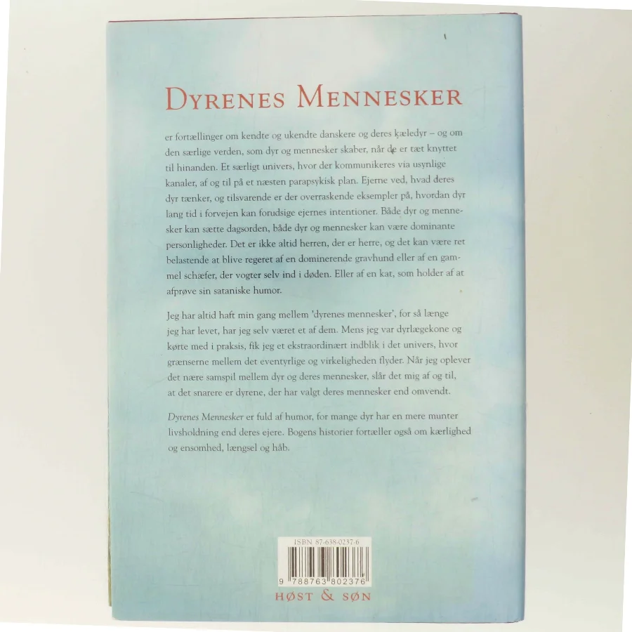 Dyrenes mennesker : fortællinger af Jane Aamund (Bog)