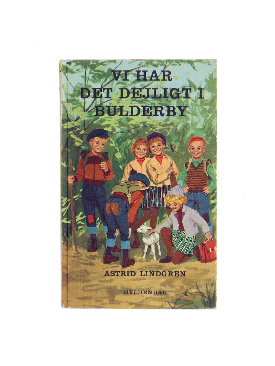 Forsiden af Vi har det dejligt i Bulderby af Astrid Lindgren