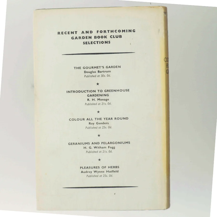 The Complete Flower Grower af W. E. Shewell-Cooper (Bog)