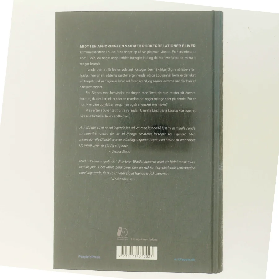 Hævnens gudinde af Sara Blædel (Bog)