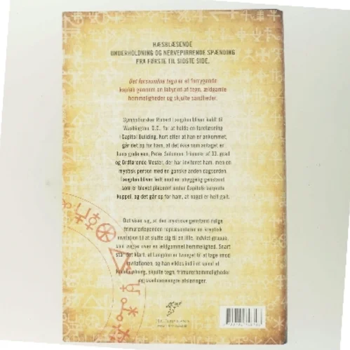 Det forsvundne tegn af Dan Brown (Bog)