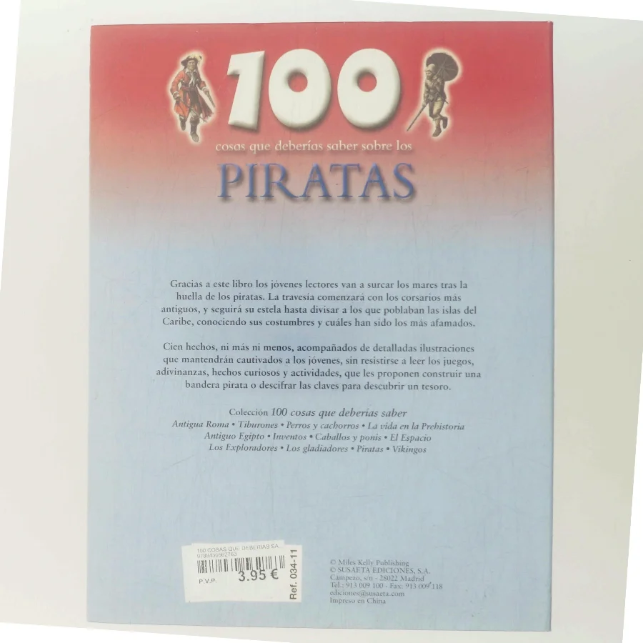 Cien cosas que deberías saber sobre los piratas af Andrew Langley (Bog)