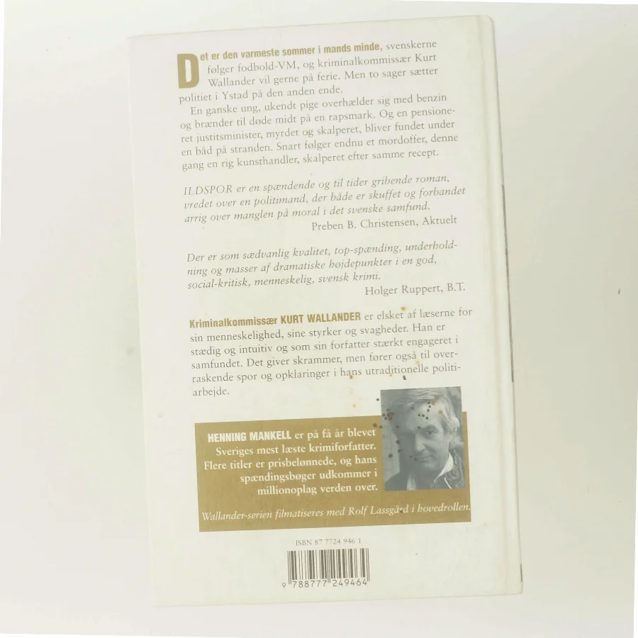 Ildspor af Henning Mankell (Bog)