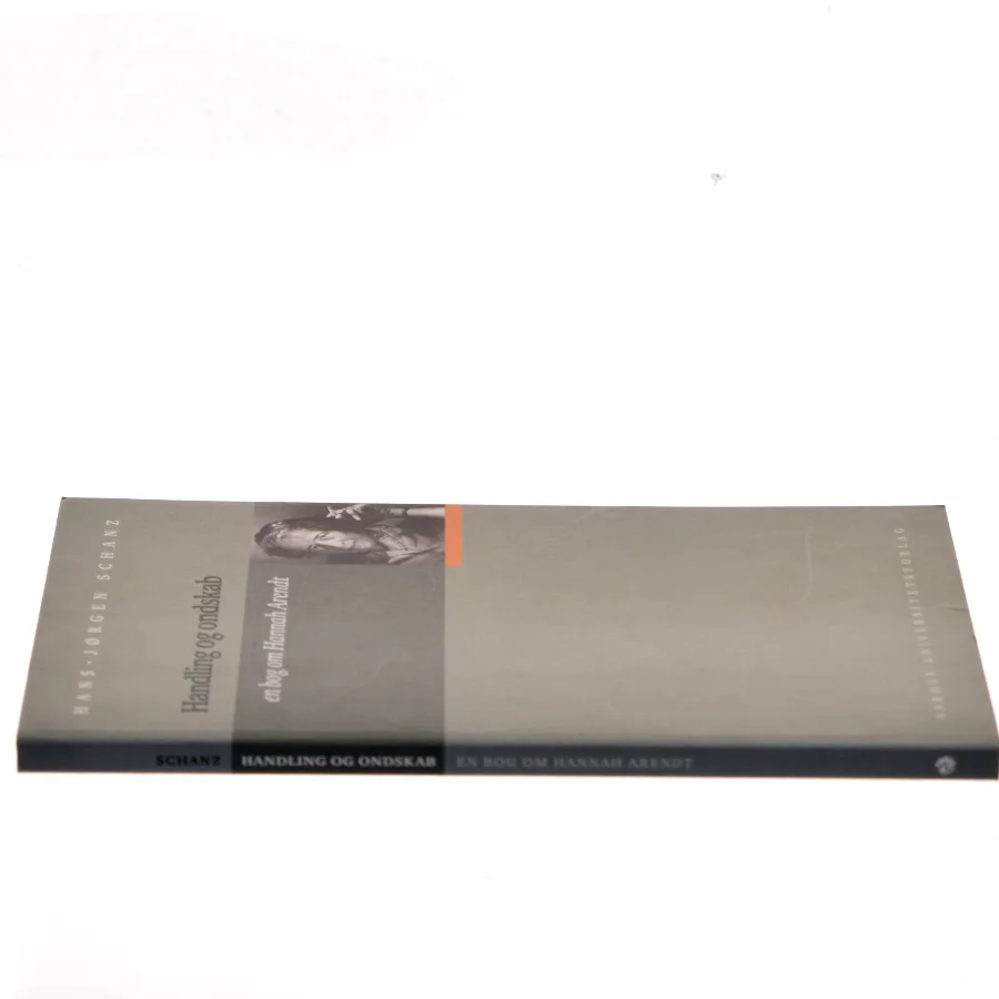 Handling og ondskab : en bog om Hannah Arendt af Hans-Jørgen Schanz (Bog)