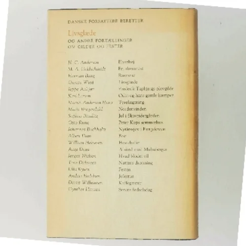 Livsglæde og andre fortællinger om gilder og fester af Ole Storm (Bog)