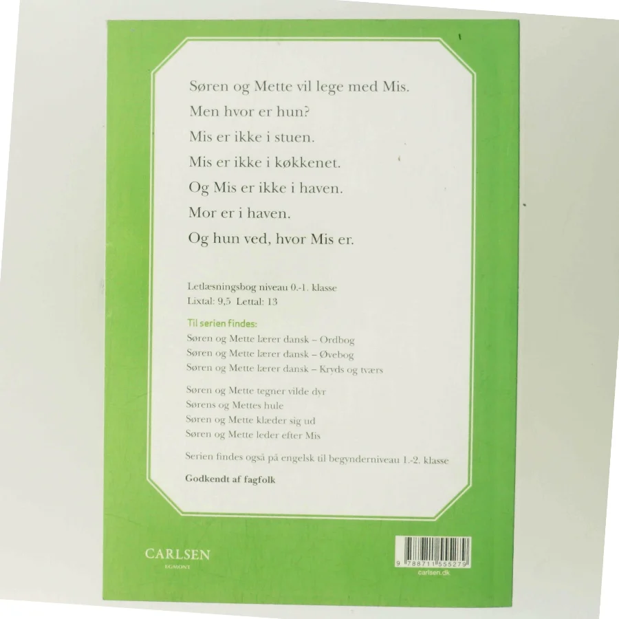 Søren og Mette leder efter Mis (Bog)