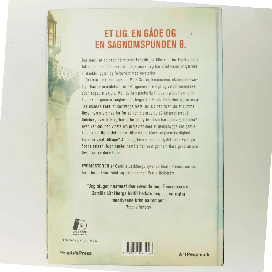 Fyrmesteren : kriminalroman (Klassesæt) af Camilla Läckberg (Bog)