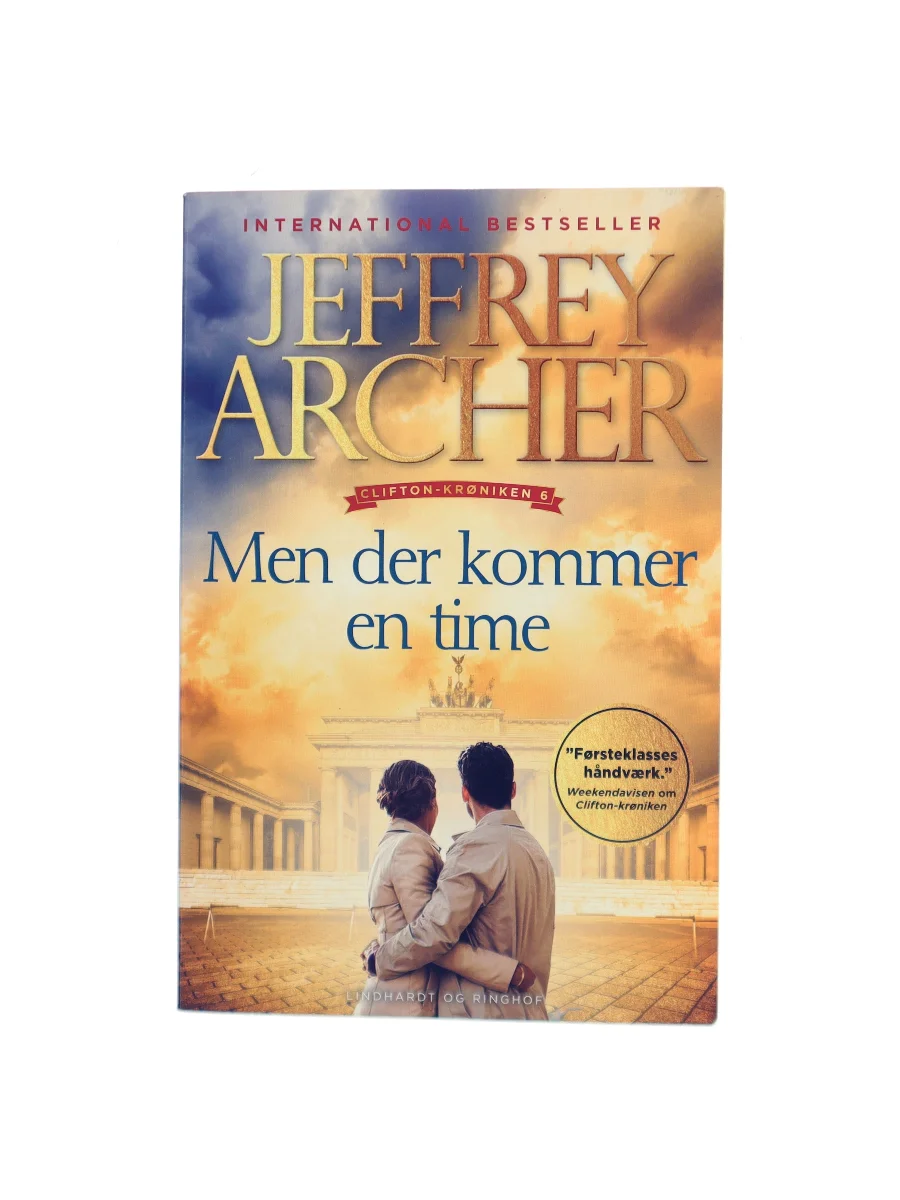 Forsiden af Men der kommer en time (Cometh the Hour) af Jeffrey Archer