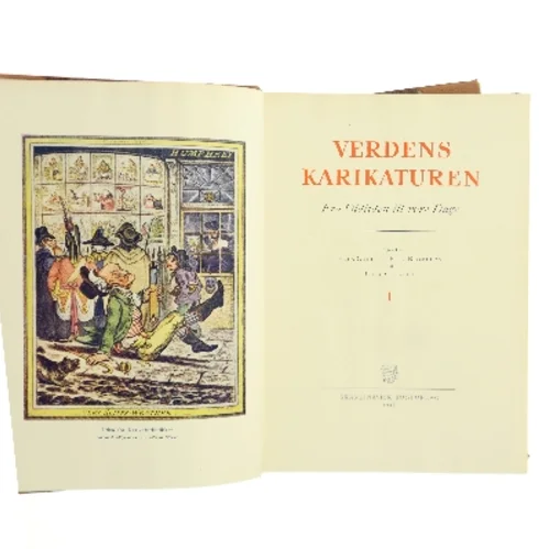 Verdens karikaturen – fra oldtiden til vore dage. Bind 1 og 2 (Bog)