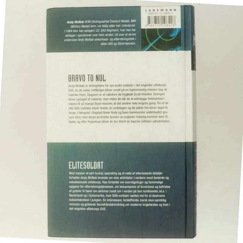 Bravo to nul : Elitesoldat af Andy McNab (Bog)
