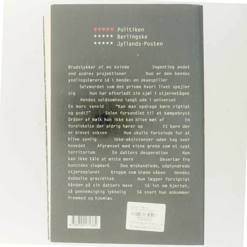 Erindring om kærligheden : roman af Kirsten Thorup (Bog)