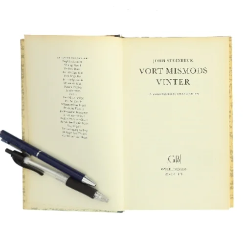 Vort mismods vinter af John Steinbeck (Bog)