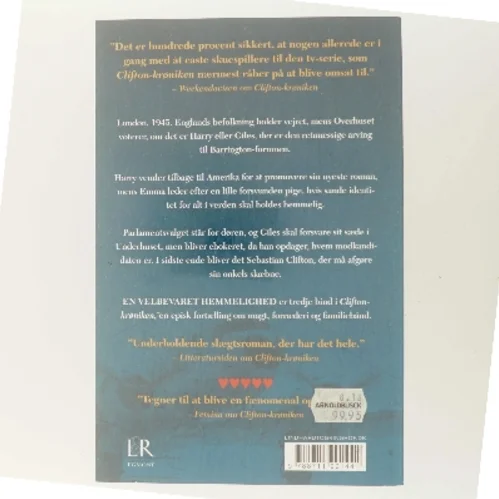 En velbevaret hemmelighed af Jeffrey Archer (Bog)