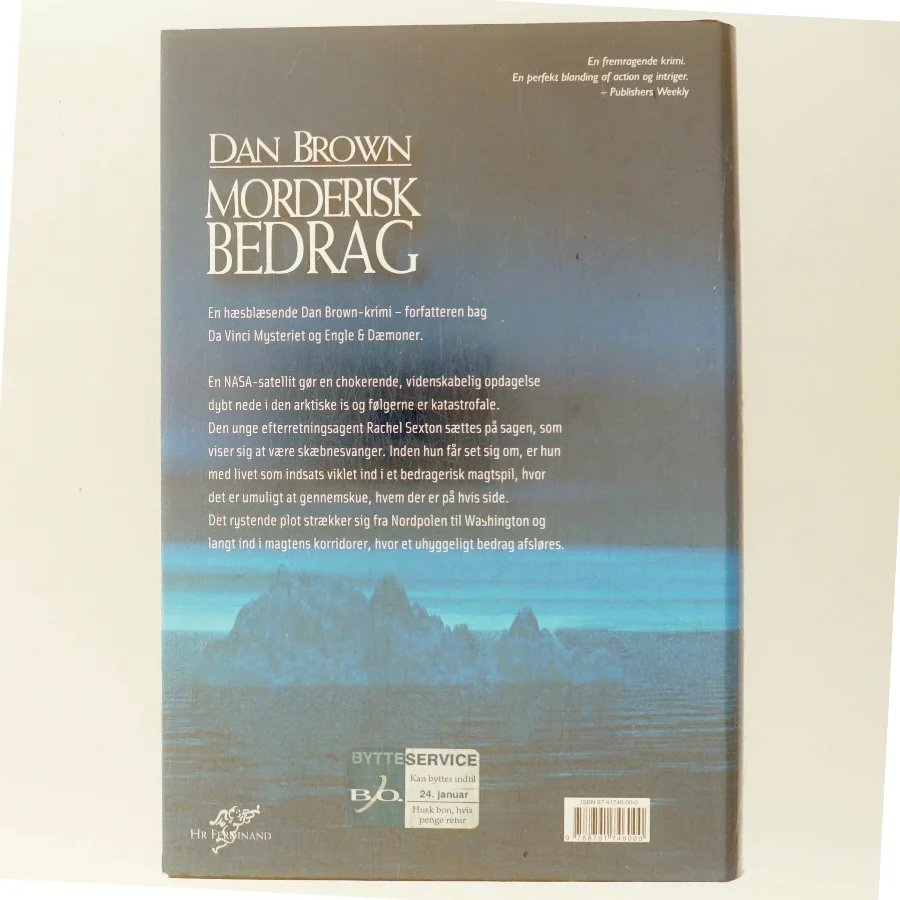 Morderisk bedrag af Dan Brown (Bog)
