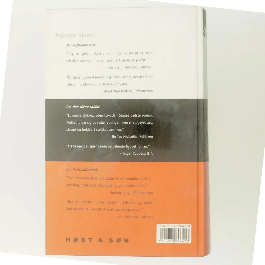 Noget på spil af Jan Stage (f. 1937) (Bog)