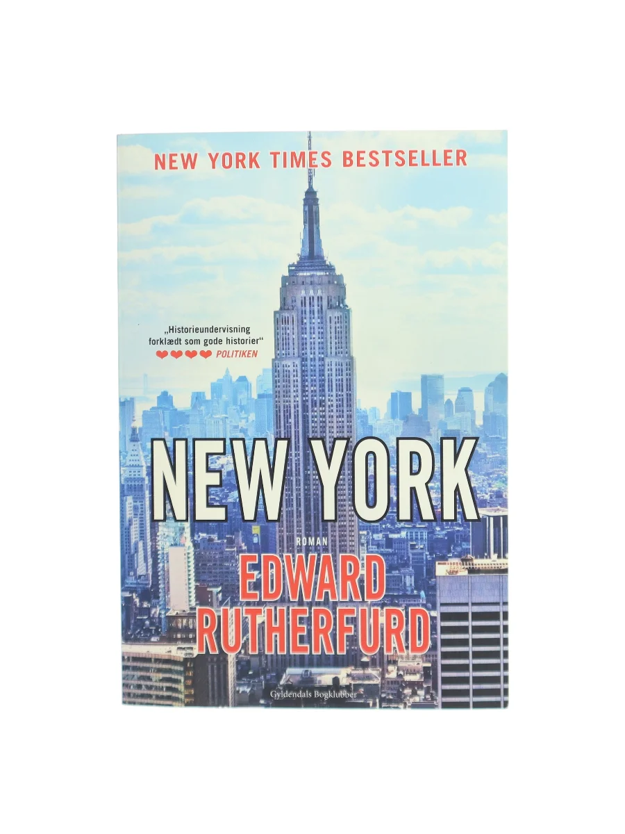 Forsiden af New York af Edward Rutherfurd