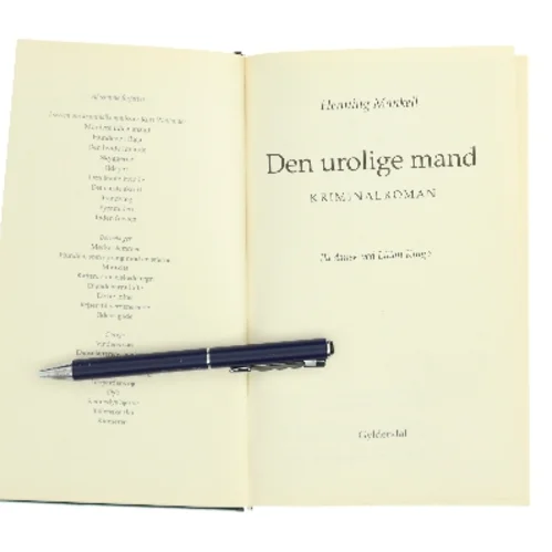 Den urolige mand af Henning Mankell (Bog)