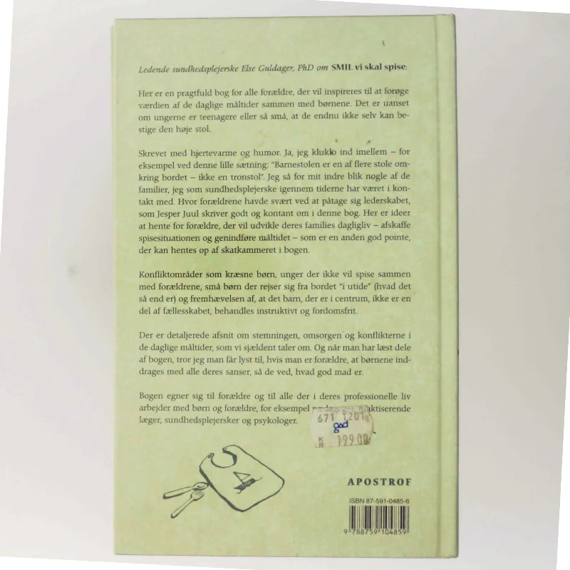 Smil vi skal spise : børnefamiliens måltider af Jesper Juul (f. 1948) (Bog)
