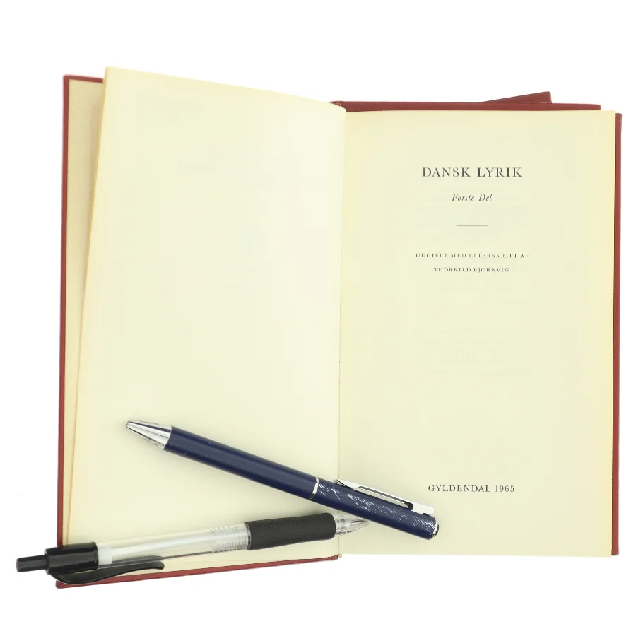 Dansk Lyrik af Thorkild Bjørnvig (Bog)