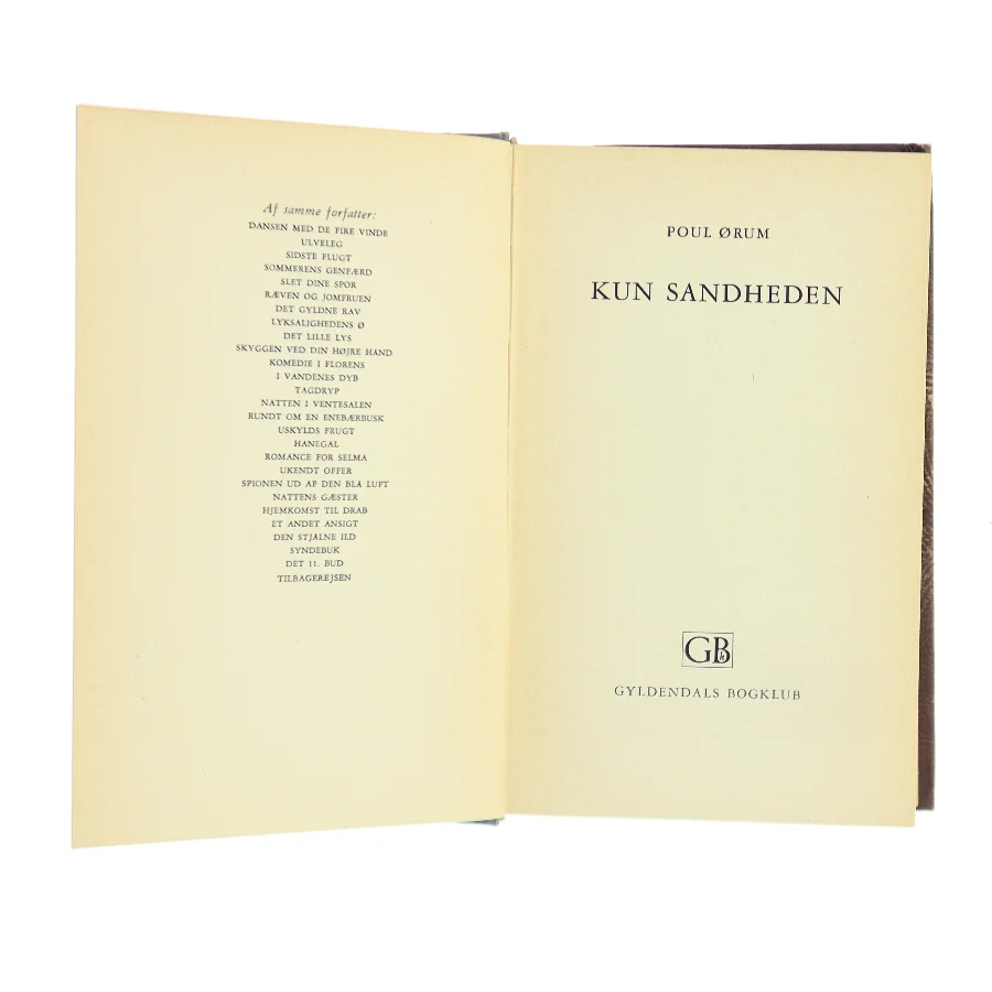 Kun sandheden
