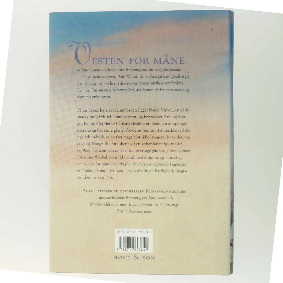Vesten for måne af Jane Aamund (Bog)