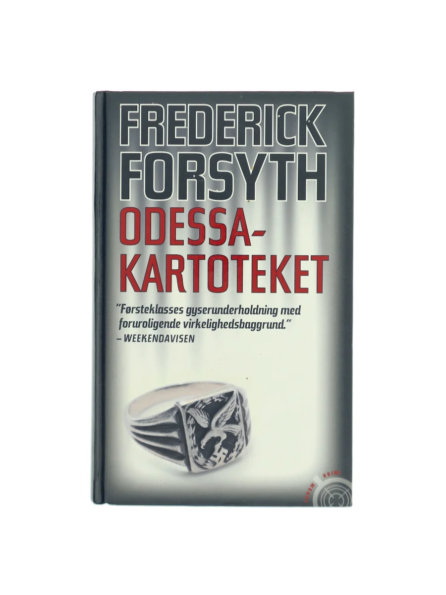 Forsiden af Odessa kartoteket (The Odessa File) af Frederick Forsyth