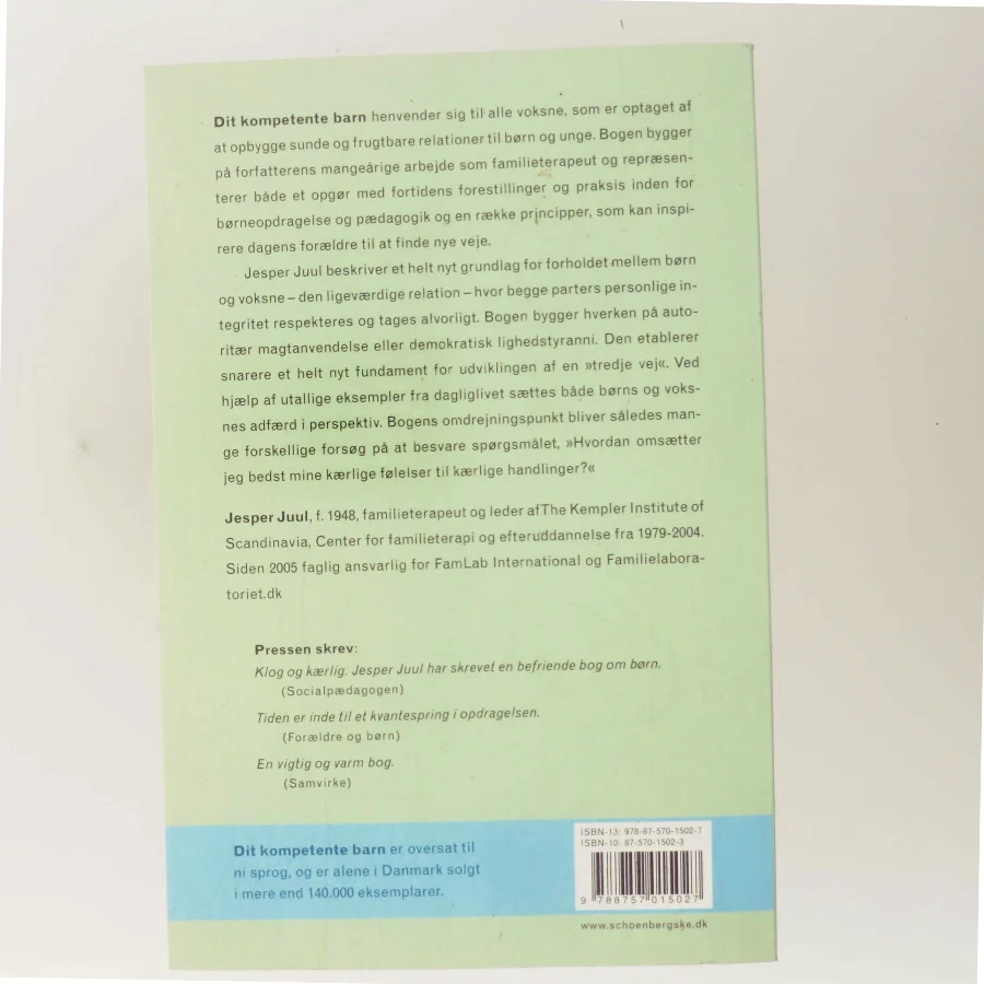 Dit Kompetente Barn af Juul, Jesper (Bog)