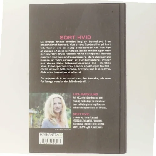 Sort hvid : krimi af Liza Marklund (Bog)
