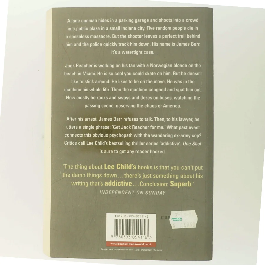 One Shot af Lee Child (Bog)