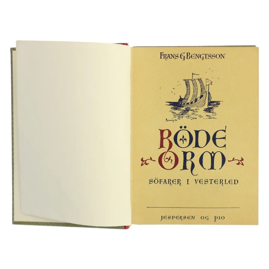 Røde Orm – Søfarer i Vesterled af Frans G. Bengtsson (Bog)