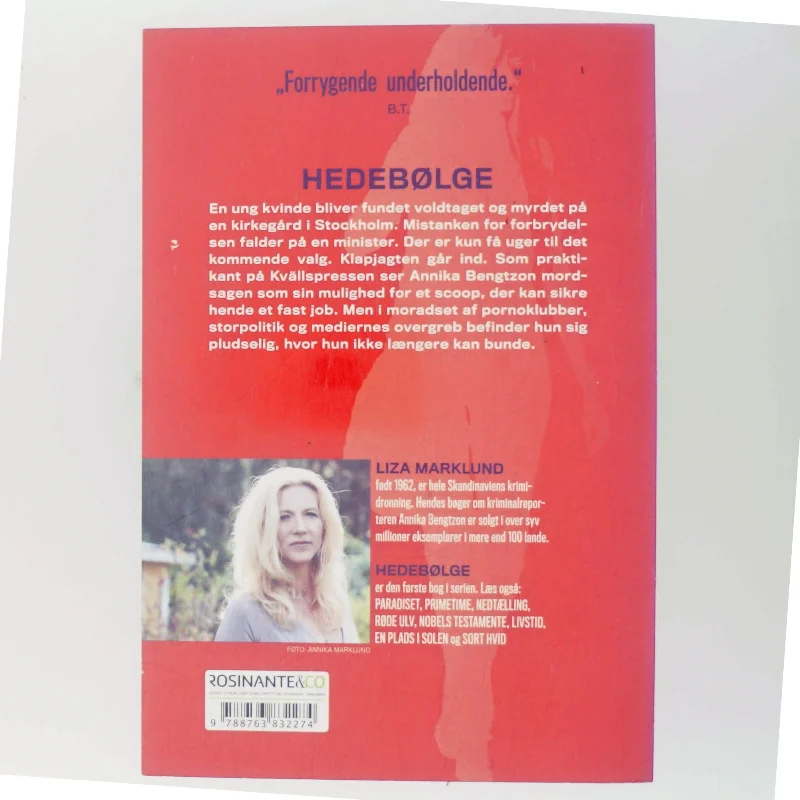 Hedebølge : krimi af Liza Marklund (Bog)