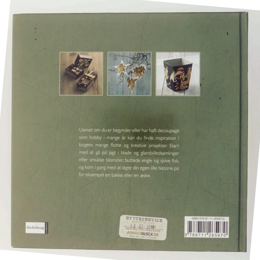 Kreative projekter med decoupage af Eva Dohn (Bog)