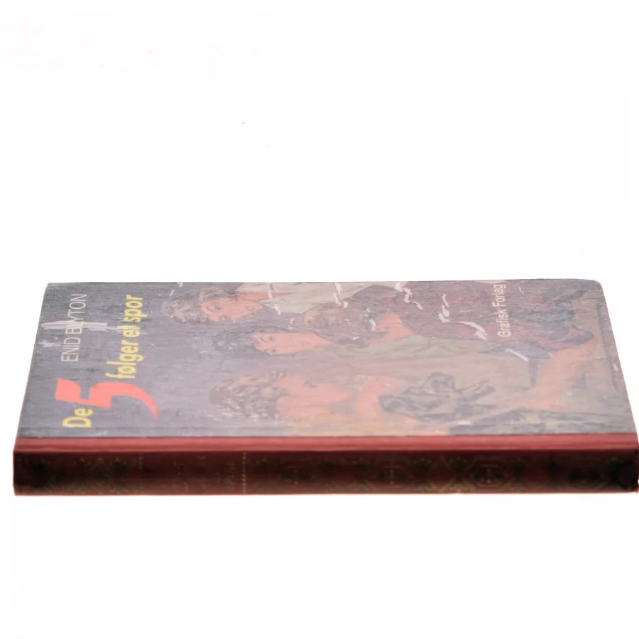 De 5 følger et spor af Enid Blyton (Bog)
