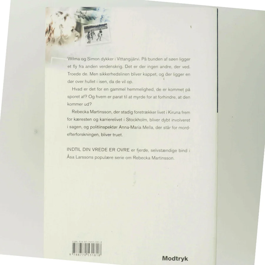 Indtil din vrede er ovre af Åsa Larsson (Bog)