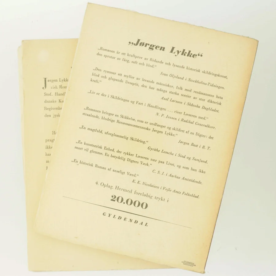 Jørgen Lykke af Thit Jensen (Bog)