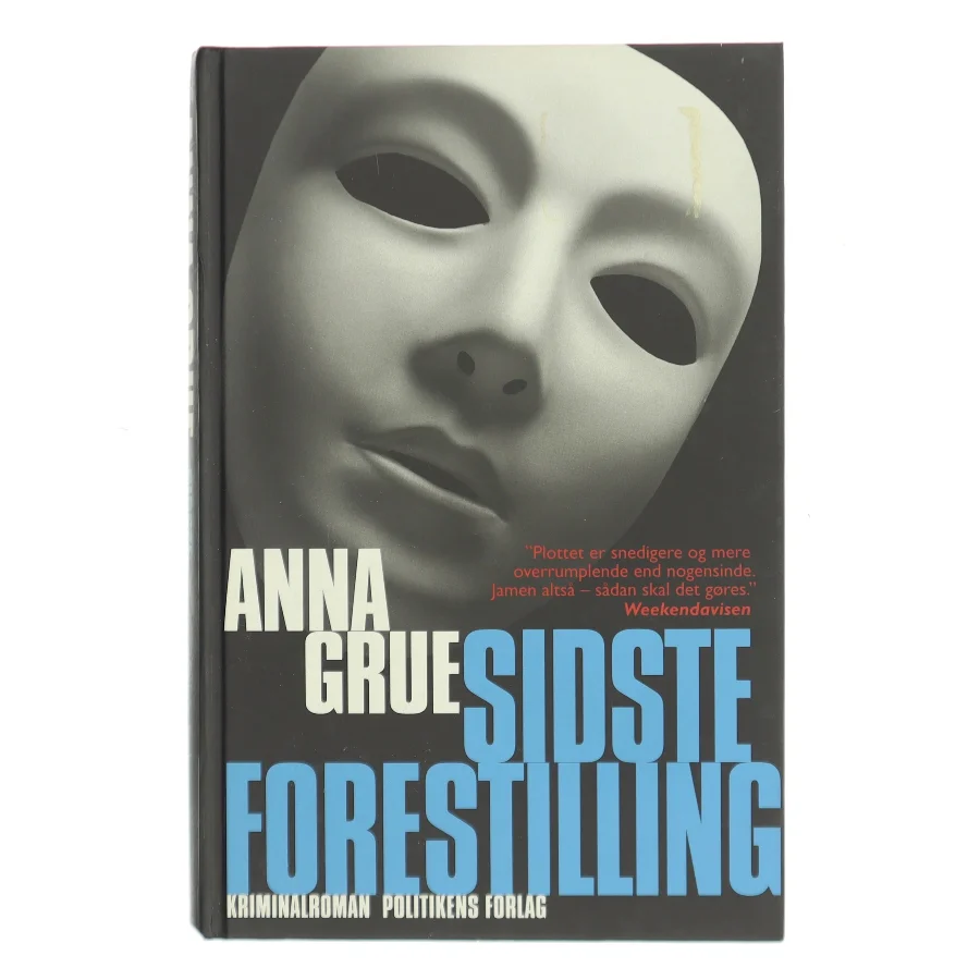 Sidste forestilling af Anna Grue (Bog)